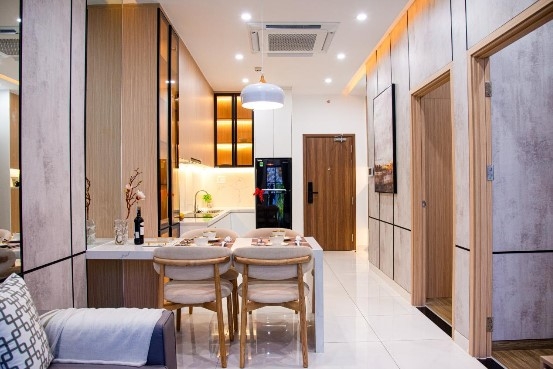 Căn hộ Cielo c&oacute; thiết kế sang trọng v&agrave; tiện nghi. (Ảnh: Seahodings).