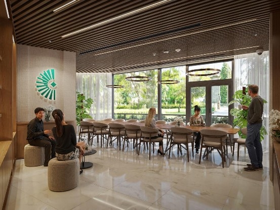 Ph&ograve;ng sinh hoạt chung, nơi cộng đồng cư d&acirc;n tinh hoa giao lưu gắn kết. (Ảnh: Seaholdings).