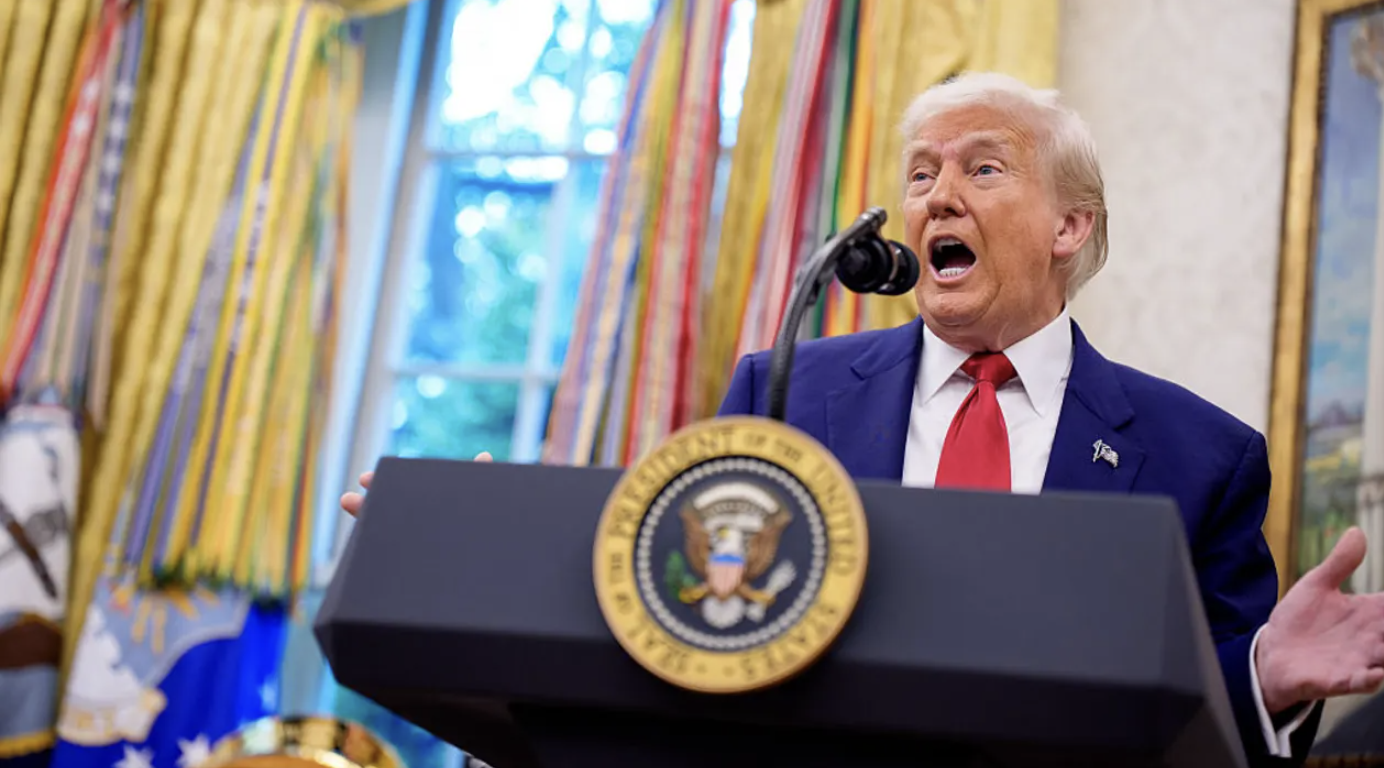 Tổng thống Mỹ Donald Trump - Ảnh: Getty/CNBC.