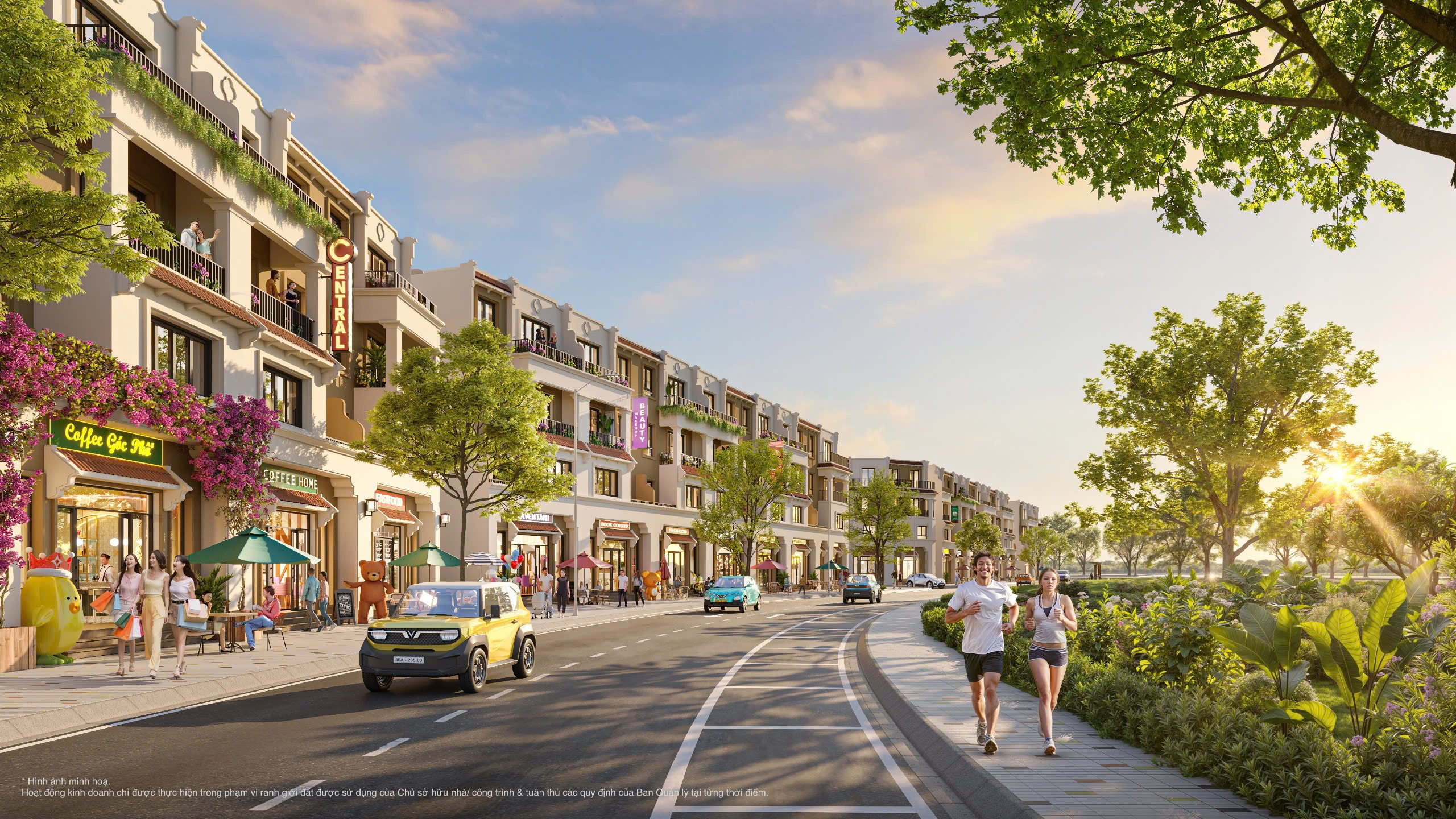 Thiết kế ấn tượng với 2 mặt khai th&aacute;c tại ph&acirc;n khu Hừng Đ&ocirc;ng.