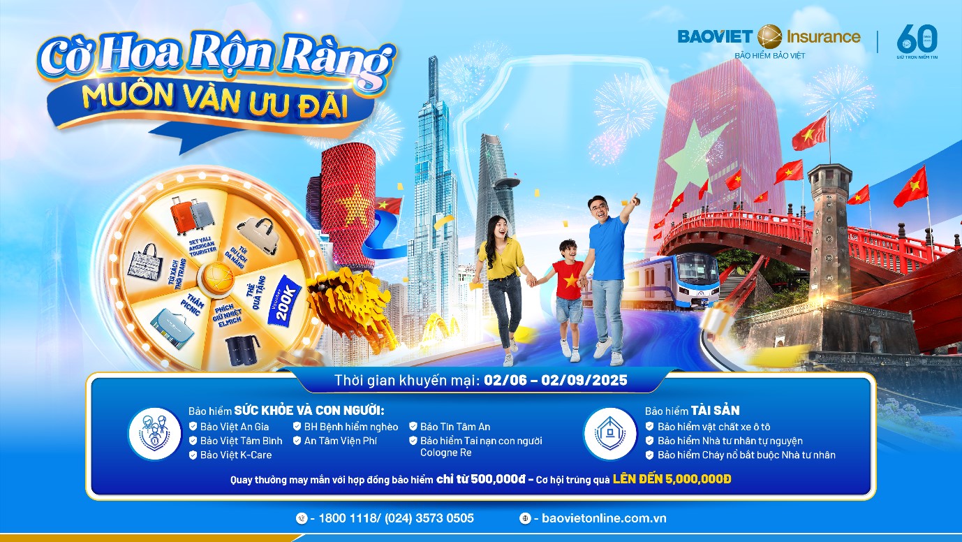 Bảo hiểm Bảo Việt tri ân khách hàng với tổng giá trị ưu đãi hơn 2,6 tỷ đồng và nhiều quà tặng - Ảnh 1