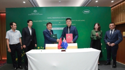 Austrade signed an MoU with Vietnam Banks' Association in financial and digital innovation