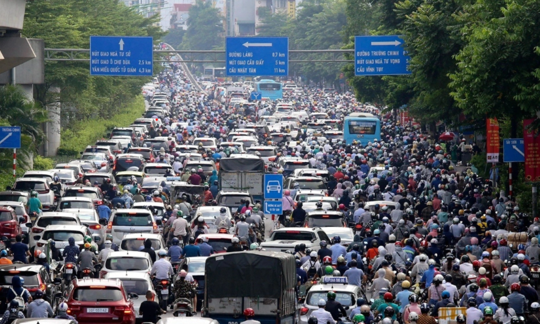Hiện nay cả nước có tới 70 triệu xe mô tô và xe gắn máy đang lưu hành.