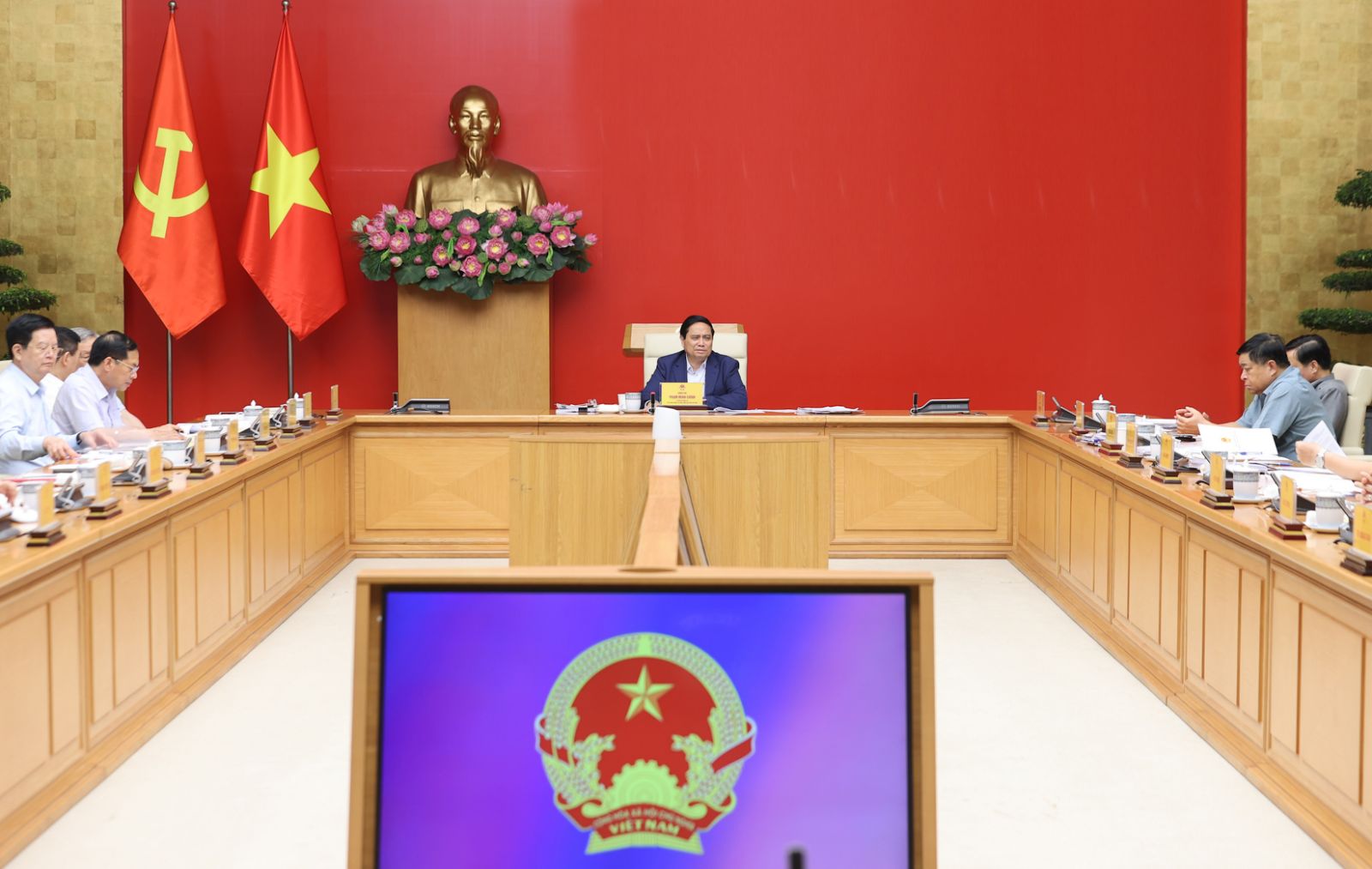 Quang cảnh cuộc họp - Ảnh: VGP