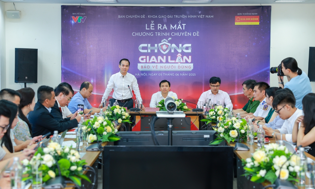 Toàn cảnh buổi họp báo ra mắt chương trình truyền hình “Chống gian lận - Bảo vệ người tiêu dùng”