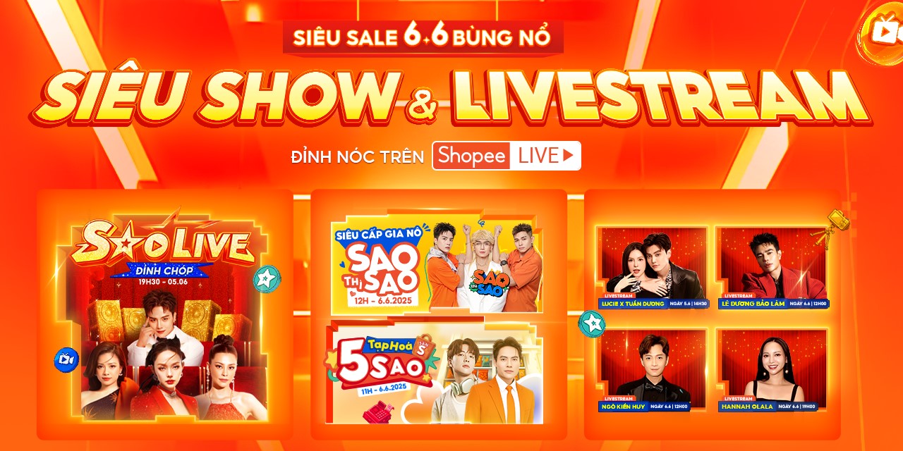 Shopee: “6/6 Siêu sale giữa năm - Siêu nhanh, siêu rẻ” - Ảnh 1