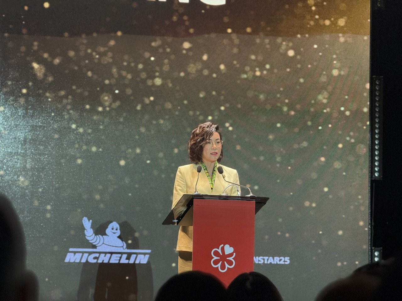 B&agrave; Nguyễn Vũ Quỳnh Anh, Ph&oacute; tổng gi&aacute;m đốc Sun Group ph&aacute;t biểu tại sự kiện.