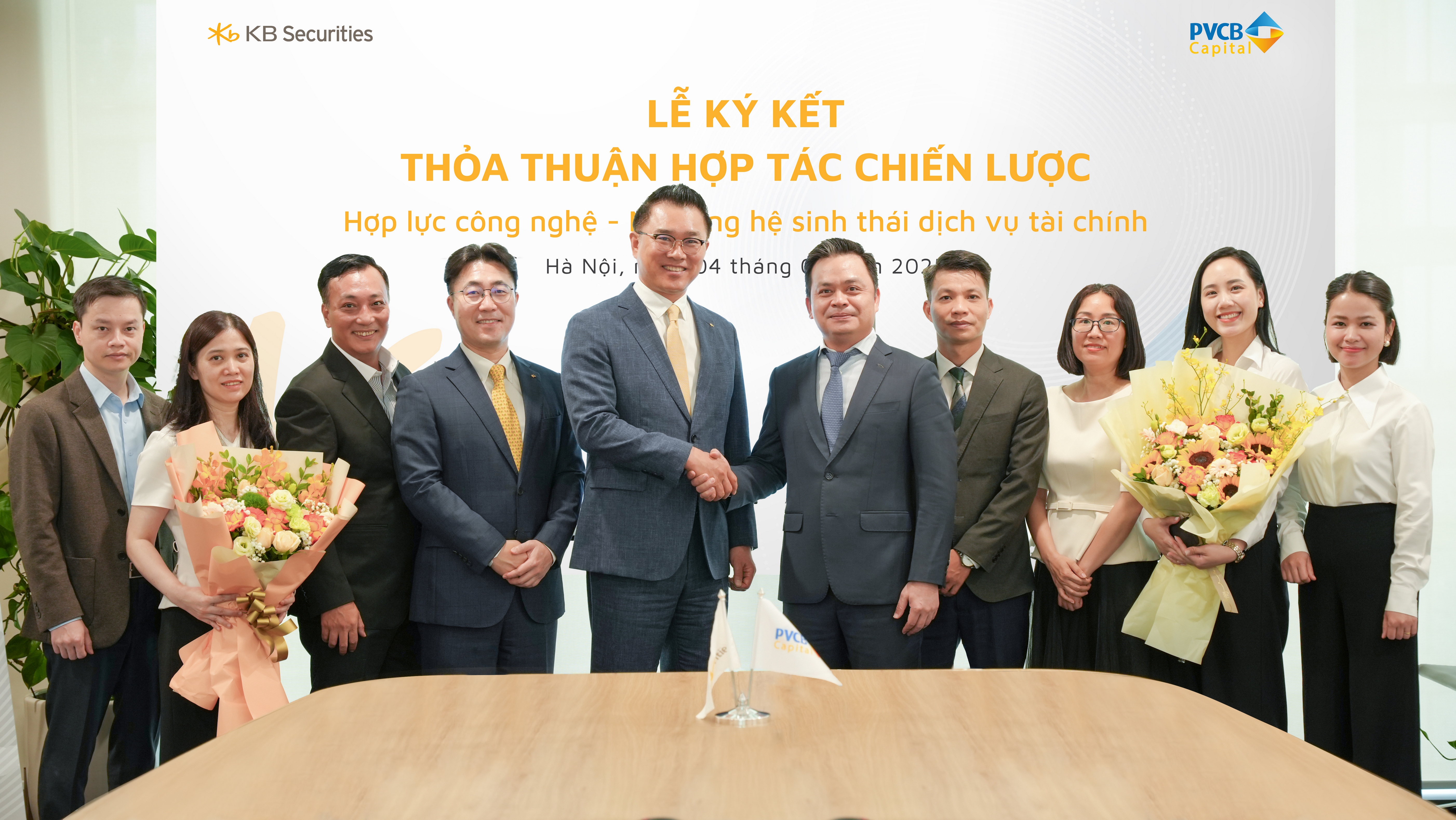 PVCB Capital & KBSV chính thức ký kết Thỏa thuận Hợp tác Chiến lược - Khởi đầu cho mối quan hệ bền vững và phát triển trong lĩnh vực tài chính, đầu tư.