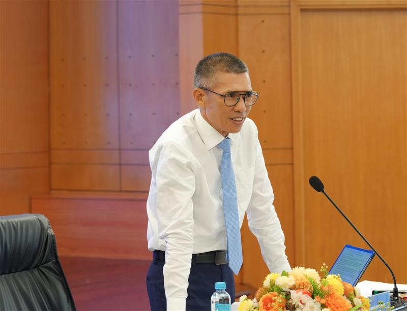 Ông Nguyễn Thanh Nhung - Quyền Tổng giám đốc Sacombank.