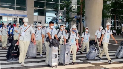 More than 61,600 workers sent abroad under contractual agreements  in five months