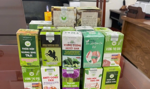 Triệt phá đường dây sản xuất thực phẩm chức năng giả 