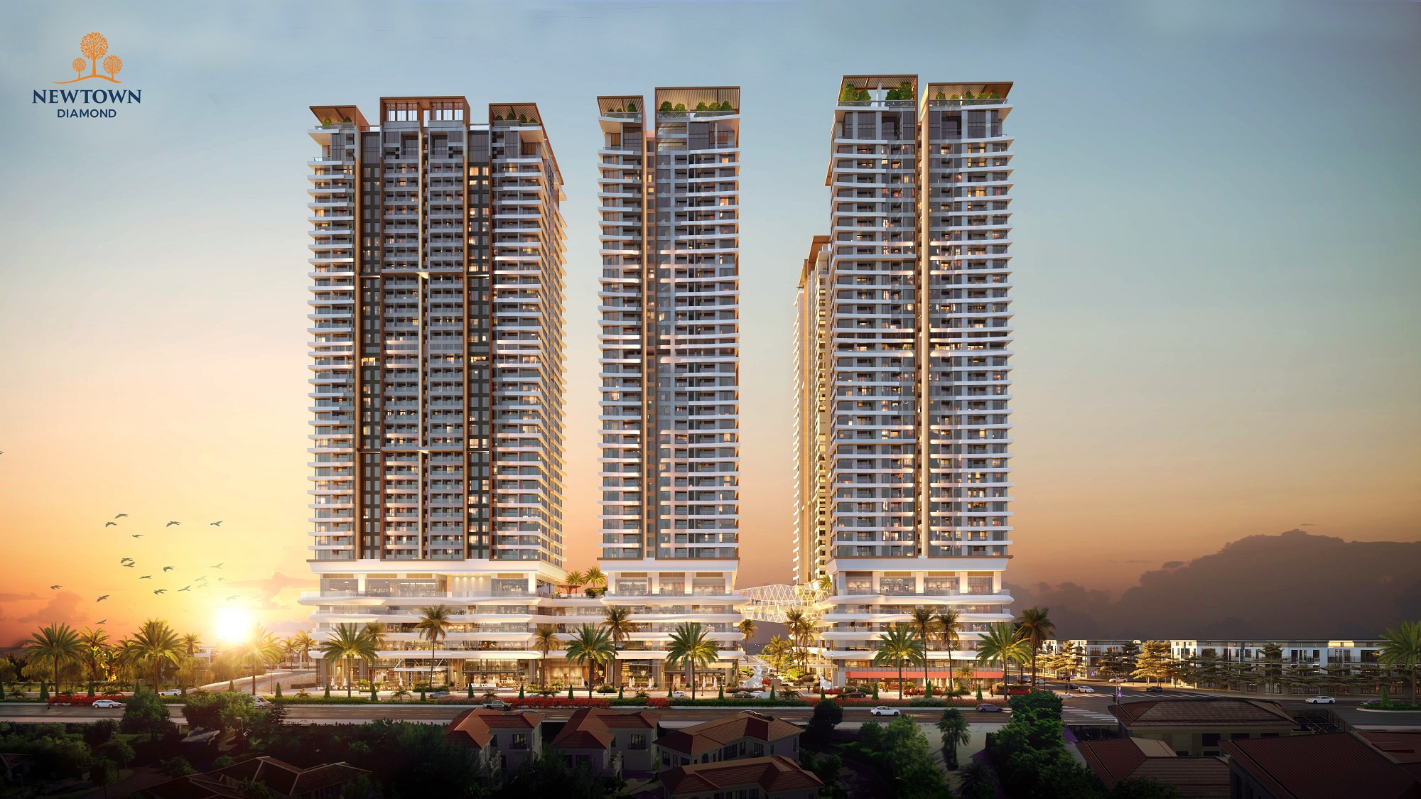 Newtown Diamond giúp định hình những chuẩn mực phong cách sống mới, vừa hiện đại vừa có chiều sâu nơi trục đại lộ kim cương của thành phố biển đáng sống nhất Việt Nam.