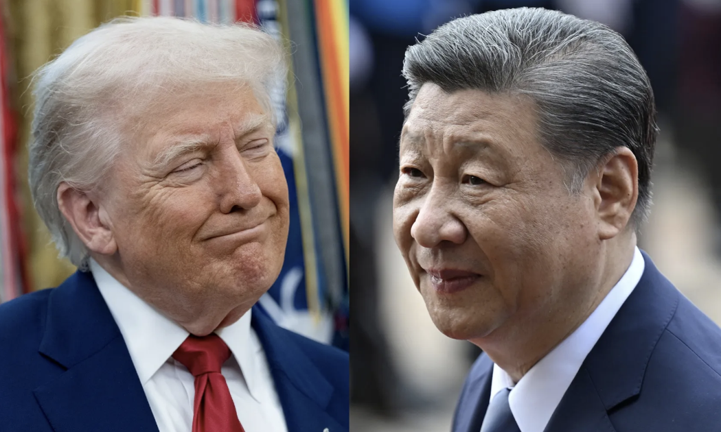 Tổng thống Mỹ Donald Trump (trái) và Chủ tịch Trung Quốc Tập Cận Bình - Ảnh: Bloomberg.