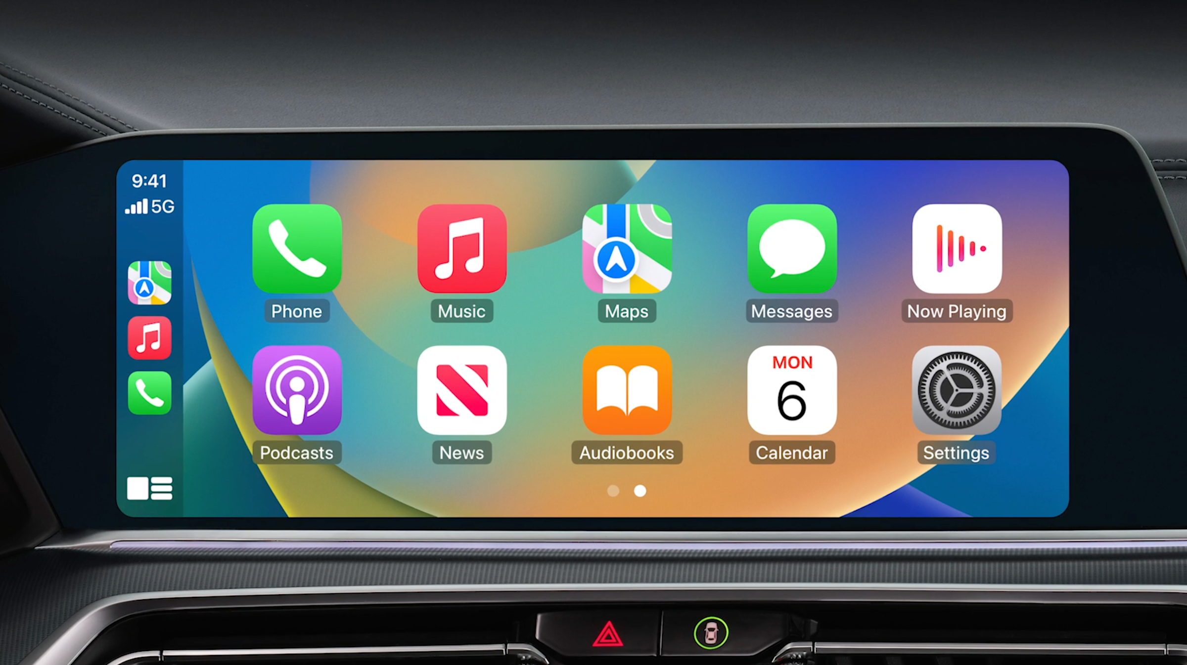 Giao diện iOS CarPlay dự kiến được nâng cấp giống iPhone.