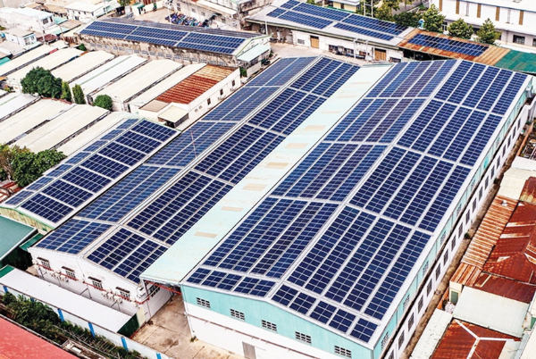 Điện mặt trời mái nhà trong khu công nghiệp đang có tiềm năng phát triển rất lớn.