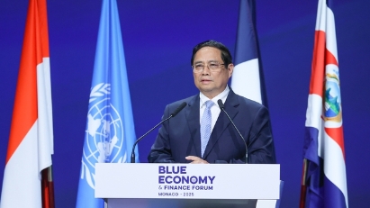  Prime Minister attends the Blue Economy and Finance Forum in Monaco