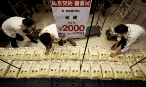 Khủng hoảng thiếu gạo ở Nhật: Người dân xếp hàng mua gạo trợ giá
