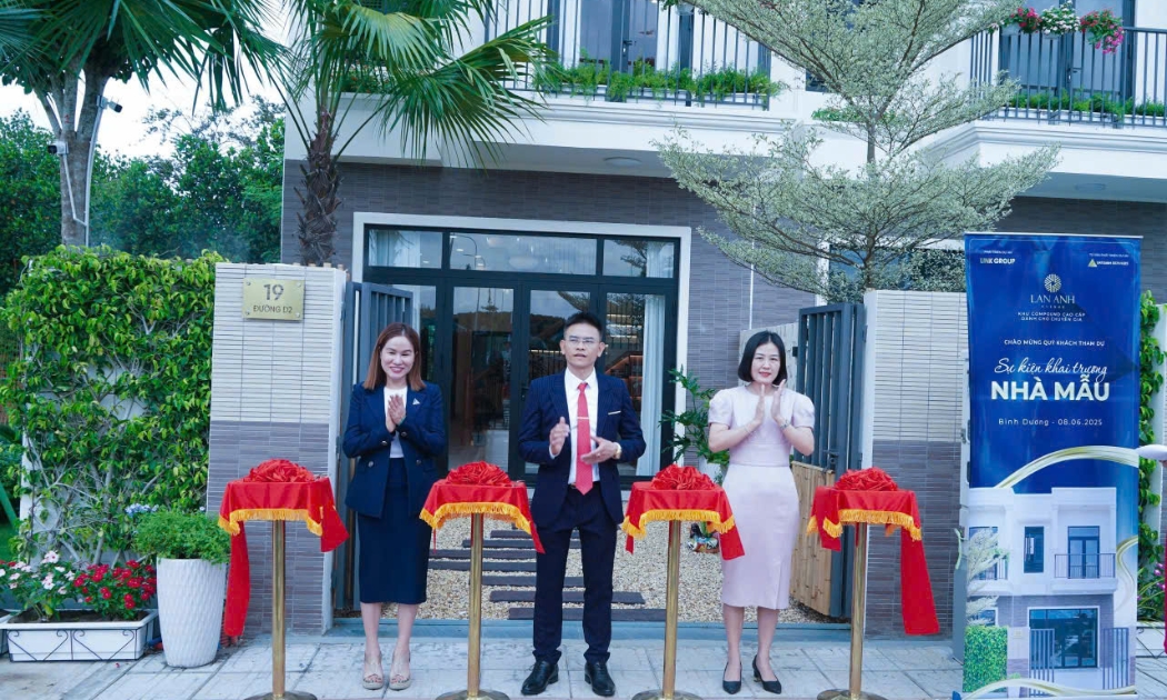 Lan Anh Avenue - Khu compound cao cấp dành cho chuyên gia sát cạnh khu công nghiệp SVIP III vừa khai trương nhà mẫu tại dự án.