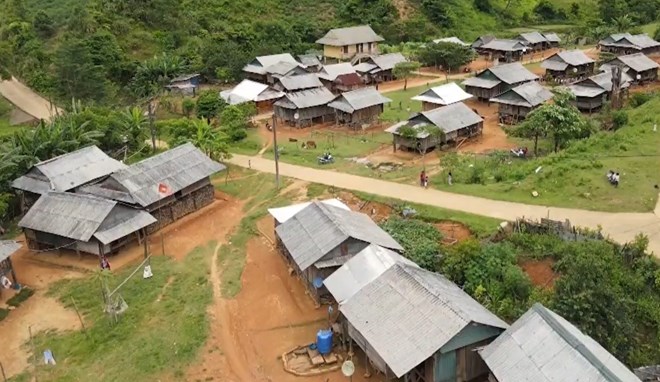 Thôn Pa Ling, xã A Vao, huyện Đakrông, tỉnh Quảng Trị. Ảnh: Hưng Thơ.