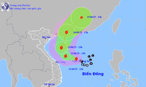 Bão số 1 không đổ bộ đất liền nhưng sẽ gây mưa lớn