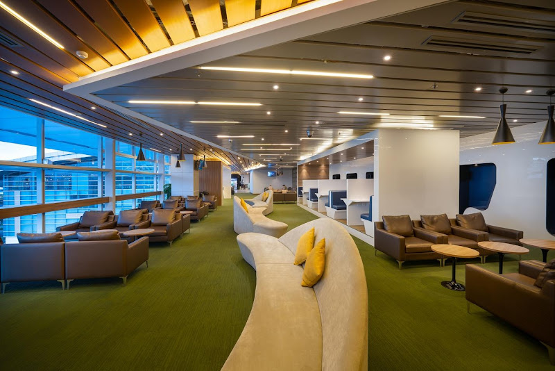 Ph&ograve;ng chờ thương gia Nh&agrave; ga quốc tế Đ&agrave; Nẵng.