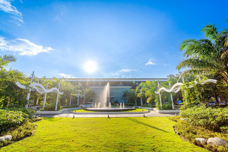 Cảnh quan s&acirc;n bay quốc tế Đ&agrave; Nẵng.