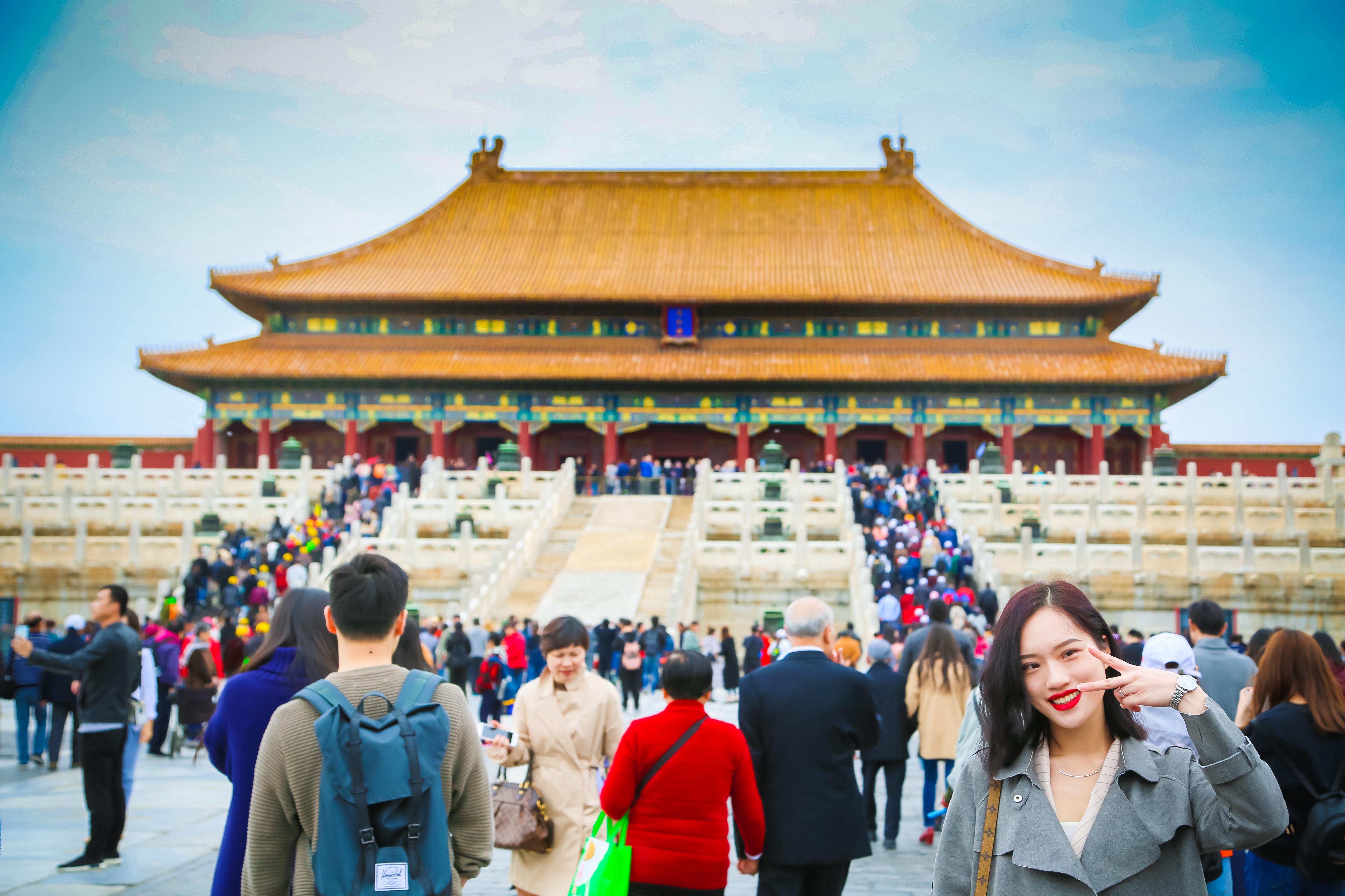 Nhóm tour văn hóa đang chiếm phần lớn lượng khách du lịch Trung Quốc dịp hè.