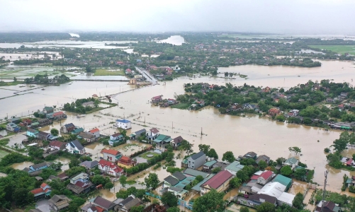 Bão số 1 gây mưa kỷ lục tại miền Trung: Hơn 22.000ha lúa, hoa màu ngập sâu