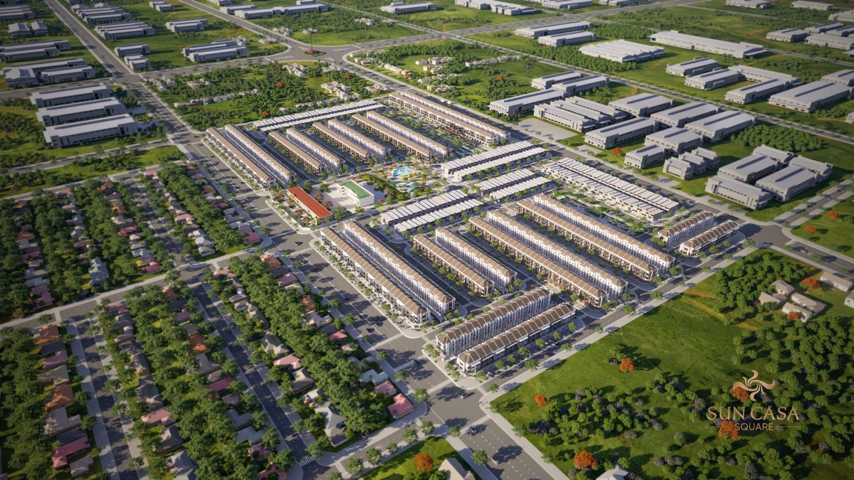 H&igrave;nh ảnh phối cảnh dự &aacute;n Sun Casa Square.