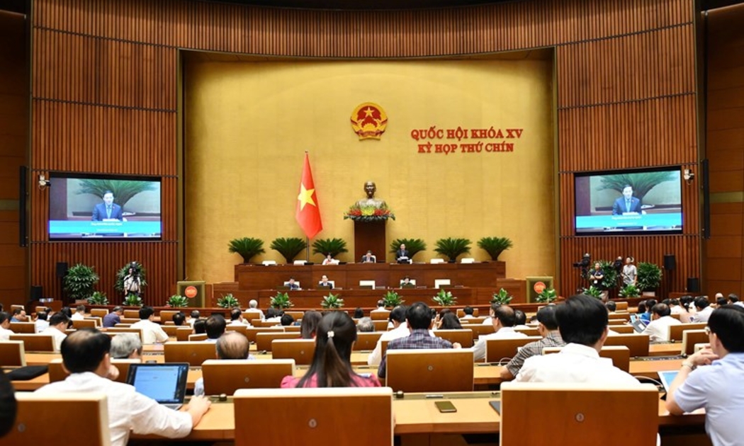 Quốc hội biểu quyết thông qua Nghị quyết của Quốc hội về việc sắp xếp đơn vị hành chính cấp tỉnh năm 2025.