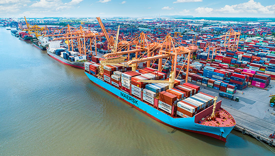 Cảng Tân Vũ thuộc Cảng Hải Phòng.