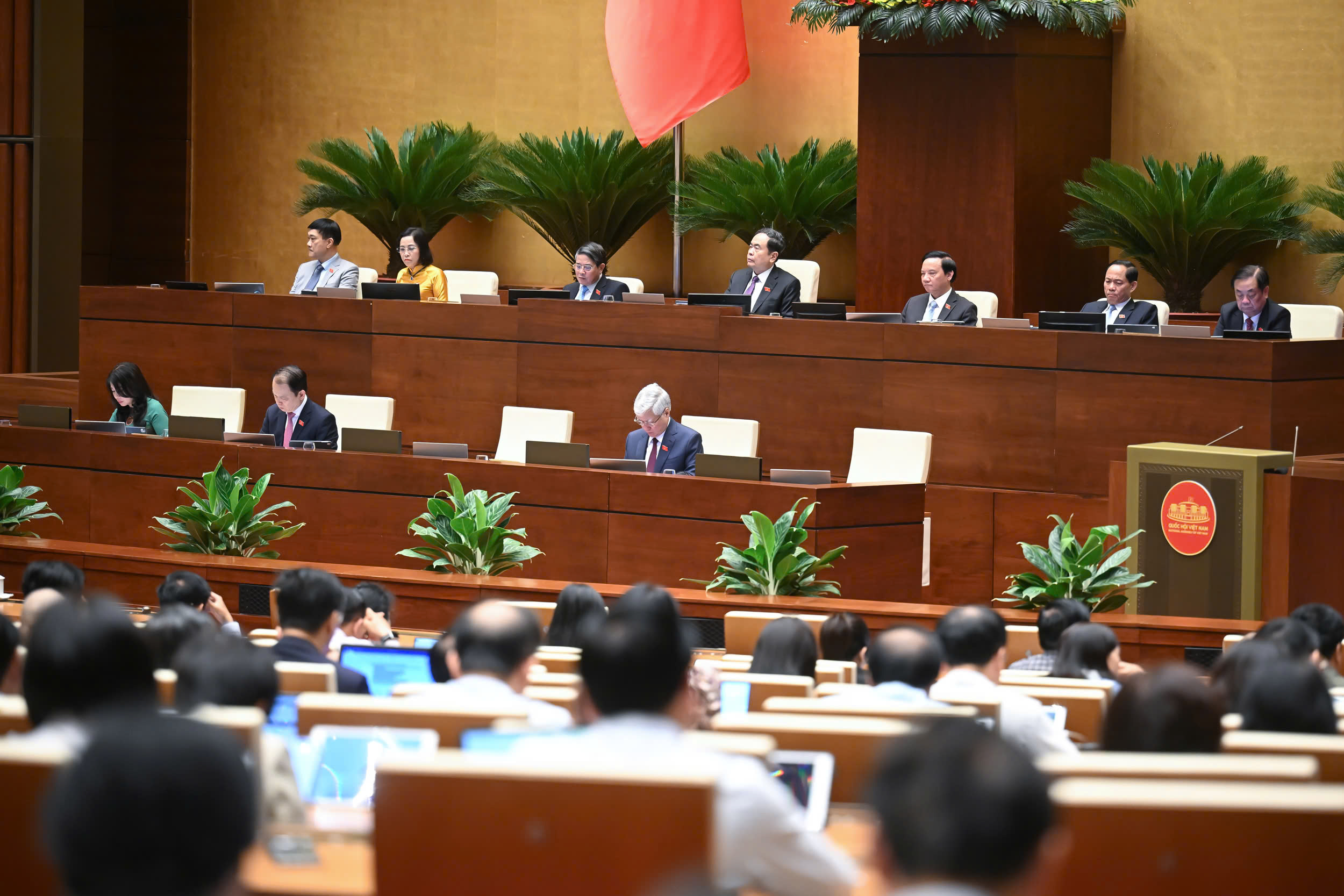 Toàn cảnh phiên họp. Ảnh: Quochoi.vn.