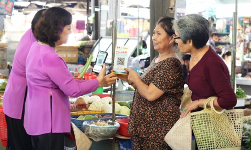 Tiểu thương chợ truyền thống được hỗ trợ 