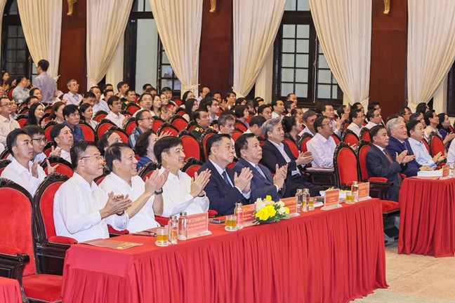 Đại biểu tham dự Hội nghị. Ảnh: Mặt trận Tổ quốc Việt Nam.