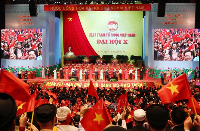 Đại hội đại biểu toàn quốc Mặt trận Tổ quốc Việt Nam lần thứ X, nhiệm kỳ 2024-2029.