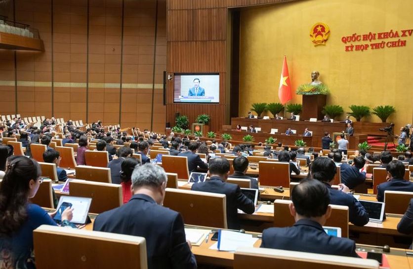 At the ongoing session of the 15th National Assembly.