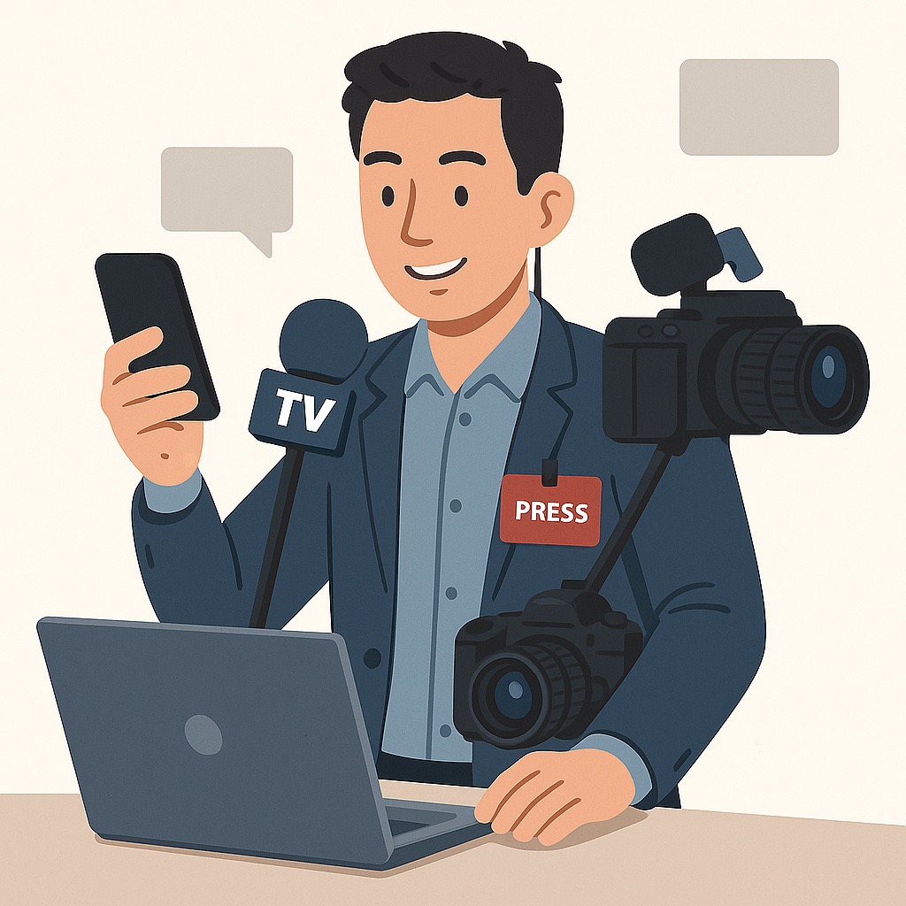 C&aacute;c t&ograve;a soạn hiện đang tăng tốc trong c&ocirc;ng cuộc chuyển đổi số - Ảnh minh họa do AI vẽ.