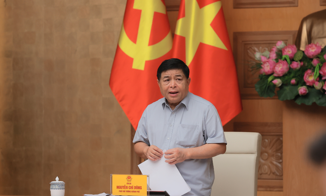 Phó Thủ tướng Nguyễn Chí Dũng chủ trì cuộc họp.