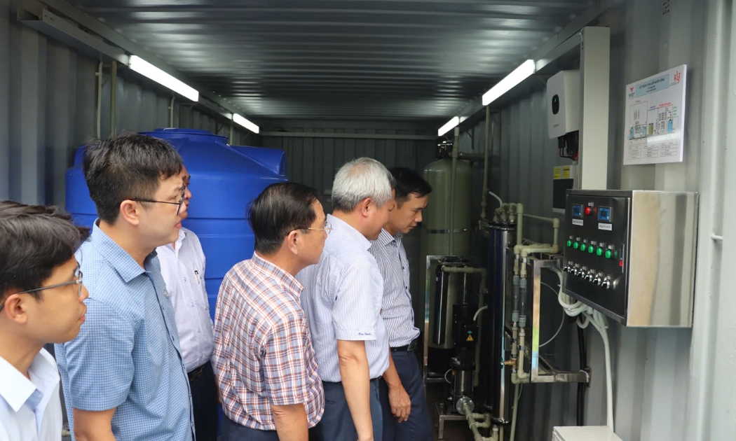 VKIST tặng hệ thống lọc nước nhiễm mặn cho trường Phổ thông Dân tộc nội trú tại Sóc Trăng.