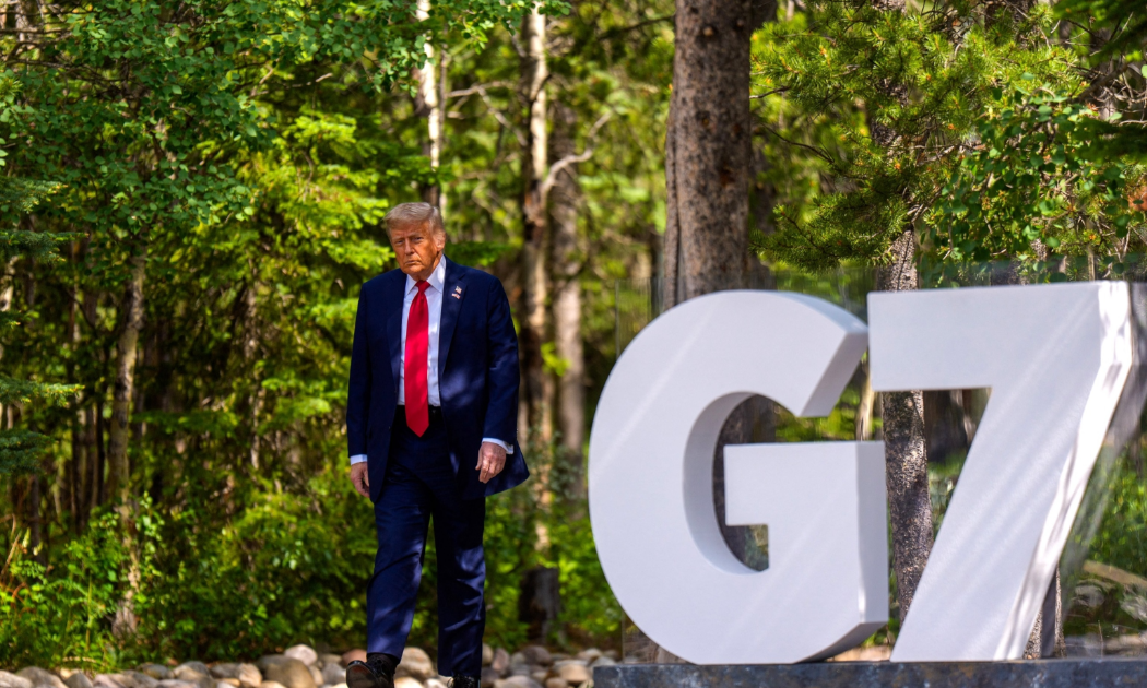 Ông Trump dự hội nghị thượng đỉnh G7 diễn ra tại Canada từ ngày 15-17/6/2025 - Ảnh: Getty Images
