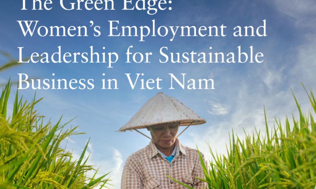 Lợi thế xanh: Vai trò của nữ giới trong lực lượng lao động và lãnh đạo