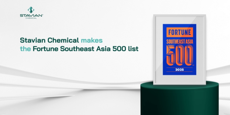 Stavian Chemical named in Fortune Southeast Asia 500 list