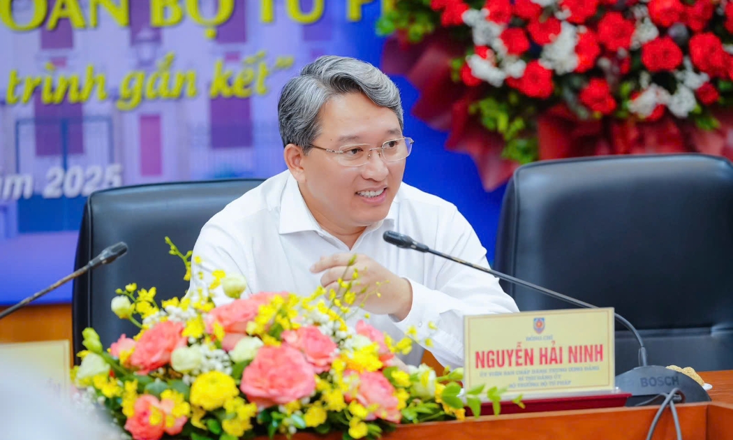 Bộ trưởng Bộ Tư pháp Nguyễn Hải Ninh.