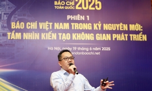 TS. Nguyễn Thanh Hoà, chuyên gia báo chí truyền thông, Phó Giám đốc Trung tâm Chuyển đổi số Thành phố Hồ Chí Minh. Ảnh: Việt Dũng