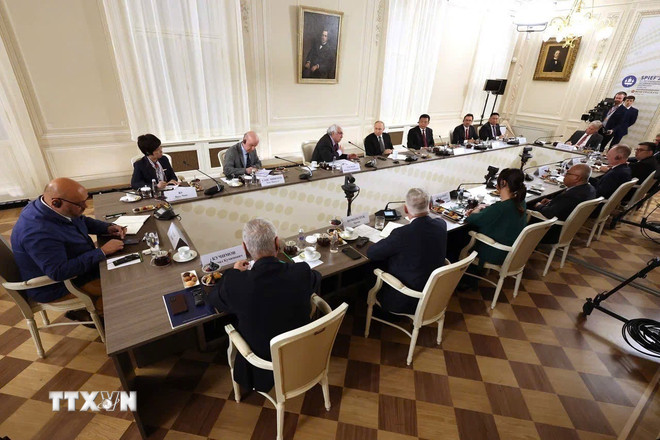 Quang cảnh cuộc phỏng vấn - Ảnh: TTXVN