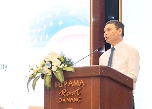 Phó Chủ tịch UBND thành phố Đà Nẵng Hồ Kỳ Minh phát biểu tại Diễn đàn. 