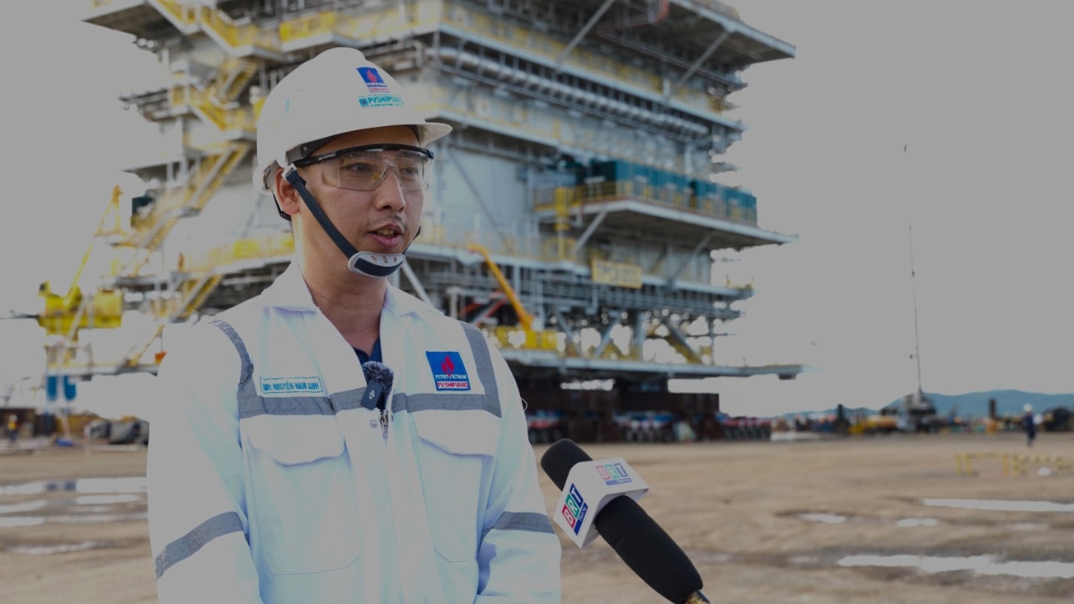 Ông Nguyễn Nam Anh - Phó Giám đốc Công ty Cổ phần Chế tạo Giàn khoan Dầu khí (PV Shipyard).