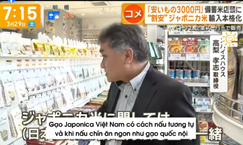 Gạo Việt Nam tại Nhật Bản: Từ “hiện diện” đến sự công nhận của người tiêu dùng