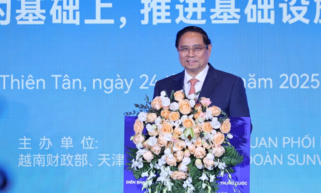Thủ tướng phát biểu tại diễn đàn - Ảnh: VGP