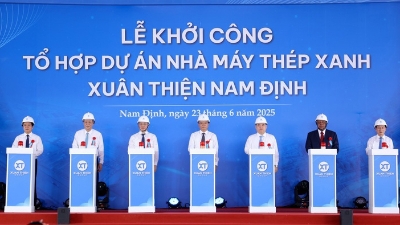 Construction begins on green hydrogen steel plant in Nam Dinh